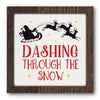 Dashing Through the Snow Stencil