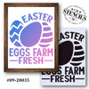 Easter Eggs Farm Fresh Stencil