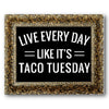 Taco Tuesday Stencil