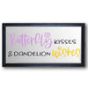 Butterfly Kisses Dandelion Wishes Stencil
