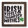 Irish Kisses Shamrock Wishes Stencil
