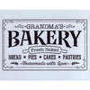 Grandma's Bakery Stencil