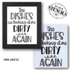 Dishes are Looking at Me Dirty Again Stencil