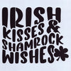Irish Kisses Shamrock Wishes Stencil