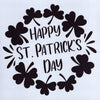 Happy St. Patrick's Day Wreath Stencil