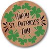 Happy St. Patrick's Day Wreath Stencil
