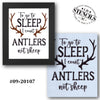 Count Antlers Not Sheep Stencil