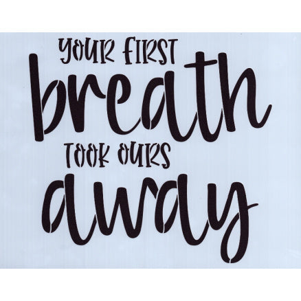 Your First Breath Stencil CD Stencils