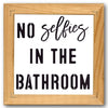 No Selfies Stencil