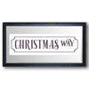 Christmas Way Stencil