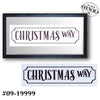 Christmas Way Stencil