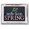 Hello Spring Stencil