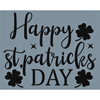 Happy St. Patrick's Day Stencil