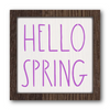Hello Spring-Dunn Inspired Stencil