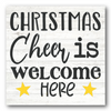 Christmas Cheer is Welcome Here Stencil