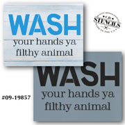 Wash Your Hands Stencil