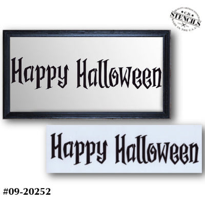 Convertibles: Happy Halloween Stencil
