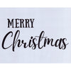 Merry Christmas Stencil