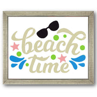 Beach Time Stencil