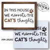 We Narrate the Cat's Thoughts Stencil