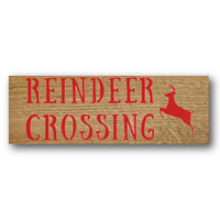 Reindeer Crossing Stencil