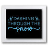 Dashing Through the Snow Stencil