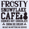 Frosty Snowflake Café Stencil