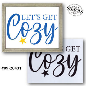 Let's Get Cozy Stencil