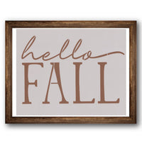 Hello Fall Bold Stencil