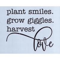 Plant Smiles Stencil