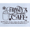 Frosty's Cafe Stencil