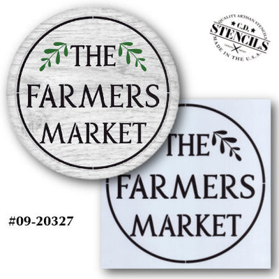 The Farmers Market Stencil