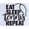 Eat Sleep Tennis Repeat Stencil