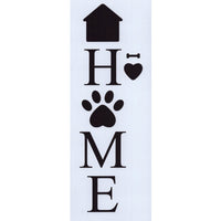 HOME - Dog House Stencil