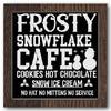 Frosty Snowflake Café Stencil