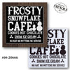 Frosty Snowflake Café Stencil