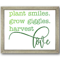 Plant Smiles Stencil