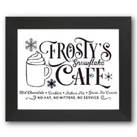 Frosty's Cafe Stencil