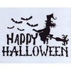 Happy Halloween Witch Stencil