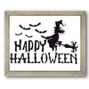 Happy Halloween Witch Stencil