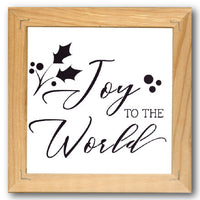 Joy to the World Stencil