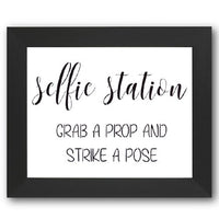 Selfie Station Stencil
