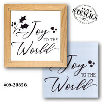 Joy to the World Stencil