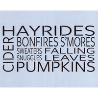 Hayrides Subway Stencil