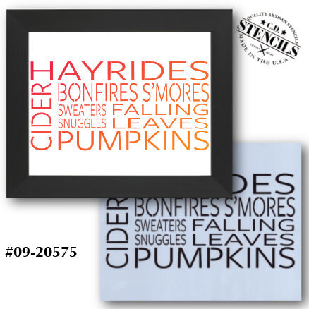 Hayrides Subway Stencil