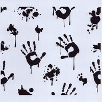 Handprint Background Stencil