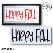 Happy Fall Stencil