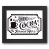 Hot Cocoa Served Here Stencil