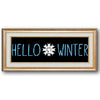 Hello Winter Stencil