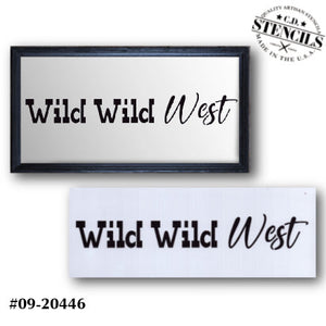 Wild Wild West Stencil